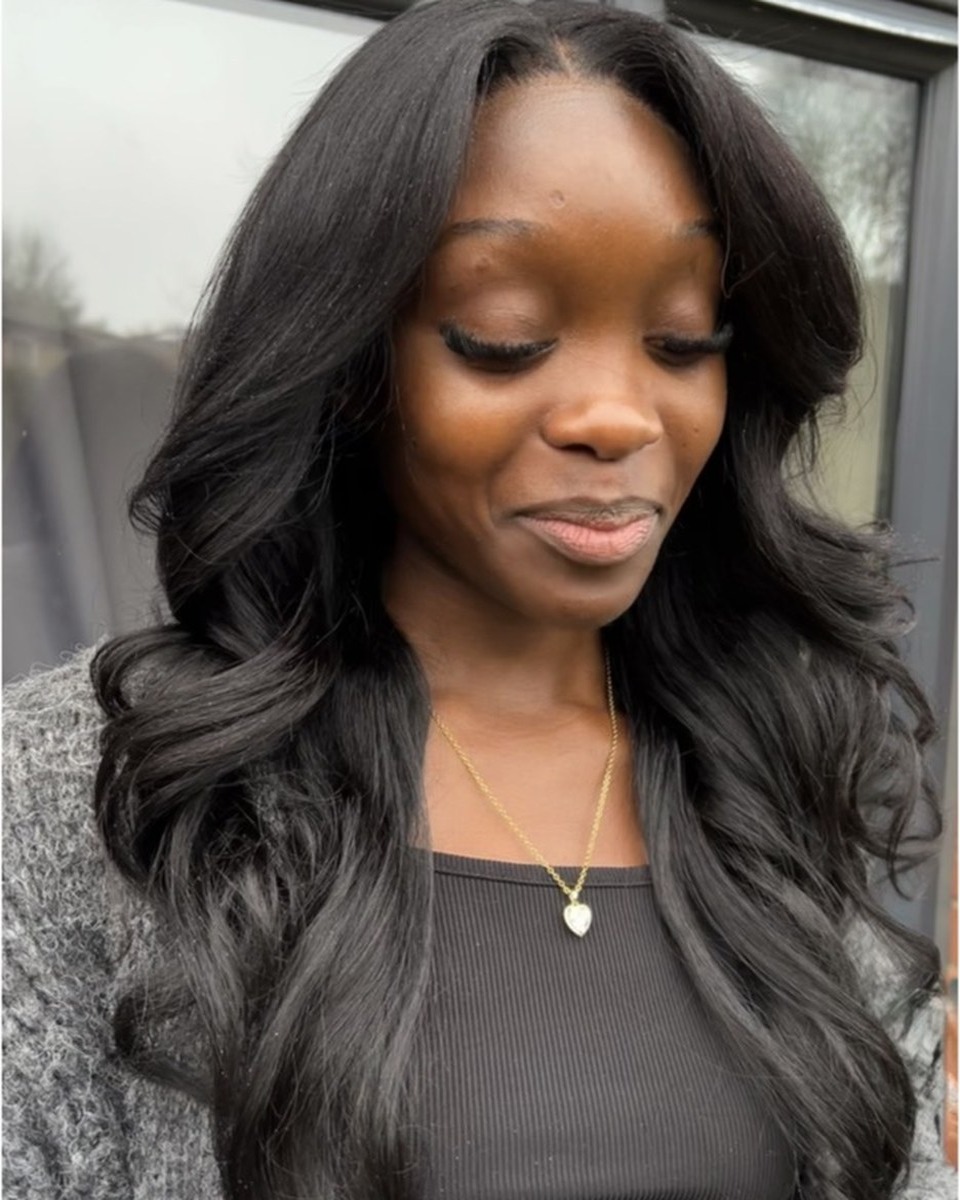Sew-in hairstyle
